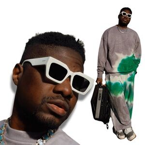 White Wide Sunglasses